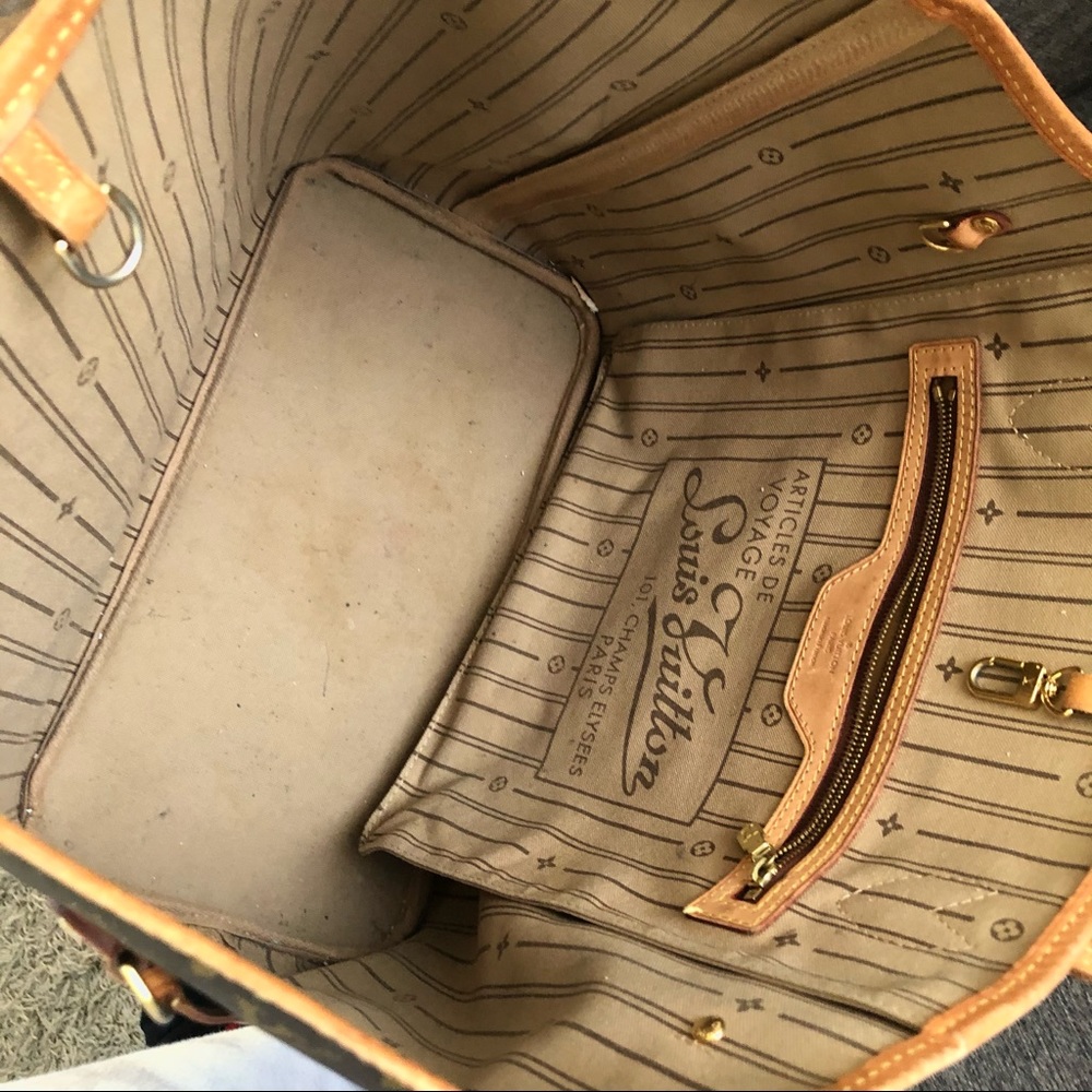 Authentic Louis Vuitton neverfull mm - Picture 11 of 12